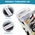 thumbnail image 5 of SKYSONIC Insulated Tumblers with Lids and Straws Handles 40oz Water Bottle Abstract Doodle Travel Mug Reusable Stainless Steel Thermos Vacuum, 5 of 7