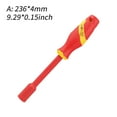 thumbnail image 2 of Insulated Socket Wrench Set 1000V Safety Tool for Electrician Steel Hexagonal Socket Wrench Screwdriver, 2 of 6