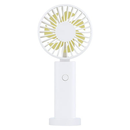 

opvise Portable Fan Exquisite Compact Size ABS Adjustable 3 Speeds Handheld Fan