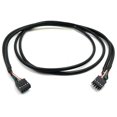 thumbnail image 1 of Duttek Cable de extensión de encabezado USB Cable de placa base USB Cabecera USB 10 pines macho a hembra Extensión de extensor de encabezado Cable de puente Dupont 1M/3.3Ft, 1 of 5
