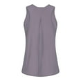 thumbnail image 5 of Women Open Back Workout Tops Tie Back Tank Yoga Clothes Dance Athletic Wear Muscle Gym Shirts, 5 of 5