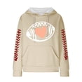 thumbnail image 5 of Camisas de Manga Larga Casual de las Mujeres Impresión No Estructurada Bolsillo Sudadera con Capucha para la Moda de Verano de Primavera, 5 of 5