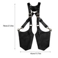 thumbnail image 3 of Bolso de piel sintética Minnieouse para ocultar las axilas hombre negro, 3 of 6