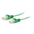 thumbnail image 1 of C2G 7ft Cat6 Ethernet Cable - Slim - Snagless Unshielded (UTP) - Green - Patch cable - RJ-45 (M) to RJ-45 (M) - 7 ft - UTP - CAT 6 - molded, snagless - green, 1 of 6