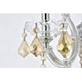 thumbnail image 4 of Elegant Lighting Maria Theresa Transitional Gold Wall Sconce 1 Light E12 Bulb, 4 of 7