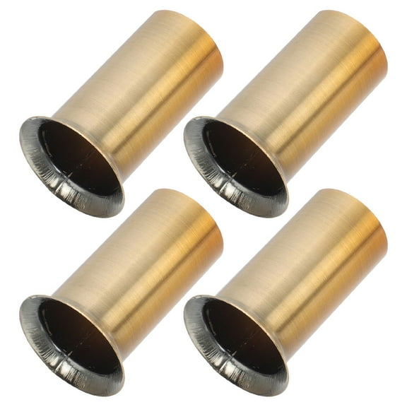 4pcs Chandelier Socket Metal Covers Ceiling Lamp Sleeves Lamp Holder Sleeves Lamp Accessories Candle Sleeves Candle Covers