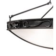 thumbnail image 3 of Meyda Tiffany 258647 Arabesque 5 Light 32" Wide Semi-Flush Bowl Ceiling Fixture - Black, 3 of 7