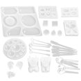thumbnail image 2 of DIY joyería fundición molde de silicona artesanía joyería fabricación de colgantes molde cuentagotas conjunto de herramientas, 2 of 5