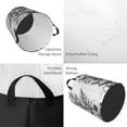 thumbnail image 2 of Balery Monochrome Botanical Illustration Cesta de ropa redonda con asas, impermeable, independiente, para ropa, juguetes, dormitorio y familia-Small, 2 of 6