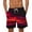 Red, variant on WAENQINLA Big and Tall Swim Trunks Men 5 Inch Elastic Waist Sports Board Shorts Quick Dry Drawstring Swimsuit with Pockets