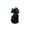 C, variant on YYDENG Gothic Dark Resin Two Headed Dog Statue with Mysterious Expression for Halloween Desk Shelf Home Decor Collectible Ornament