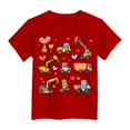 thumbnail image 4 of Tkrady Toddler Girls New Valentine's Day T Shirts Heart Graphic Crewneck Tee Tops, Sizes 1-14 Years, 4 of 5