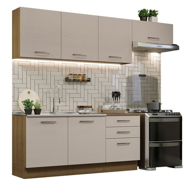 Cocina Integral Completa Modular Madesa Agata 260cm