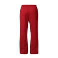 thumbnail image 4 of JoliSweat Womens Sweatpants Wide Leg Drawstring Workout Casual Baggy Pants High Waist with Pockets, 4 of 4