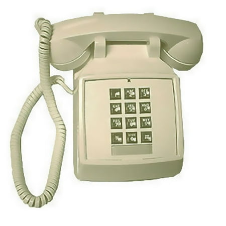 Ivory Telephone - Cortelco ITT-2500-MC-Ivory Desk Phone
