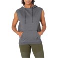 thumbnail image 1 of Reebok Womens Sleeveless Hoodie Sweatshirt, Grey, Small, 1 of 1