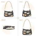 thumbnail image 2 of Fish Leaves YellowWomen Small Shoulder Bag Crossbody Tote Hobo Bags Purse Clutch Handbags with Chain Strap for Women, 2 of 7