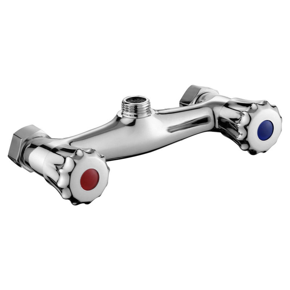 Thermostatic Shower Bar Mixer Valve Tap Chrome Bathroom Bottom 1/2inch