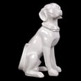 thumbnail image 1 of Urban Trends Ceramic Sitting Dog White - 13H in., 1 of 1