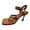 Brown, variant on Honeeladyy Square Toe Stilettos Sandals for Women Summer Thong Straps Thin Heel High Heels Ankle Strap Sandals Comfortable Breathable Outdoor Shoes for Wedding Vacation Travel Brown Size 42