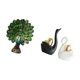 thumbnail image 5 of Elegante Colección De Esculturas De Pavo Real Y Cisne, Adornos De Mesa Para Dormitorio, Oficina, Sala De Estar, Estantería Y Entrada, Decoración Del Hogar., 5 of 8