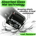 thumbnail image 4 of Shotgun YTX12-BS Motorsports Battery Compatible with Triumph Thunderbird Nightstorm SE, 4 of 9