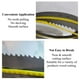 thumbnail image 3 of 1 hoja de sierra de cinta M42 bimetálica 1140x13x0,65mm 45 "x 1/2" x 0,025 "para corte de metales, 4 6 14 24 TPI for elegir, 3 of 4