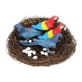 thumbnail image 2 of Nido de Pájaro en Miniatura Perfecl para Decoración de Hogar 13x13x15cm, 2 of 6