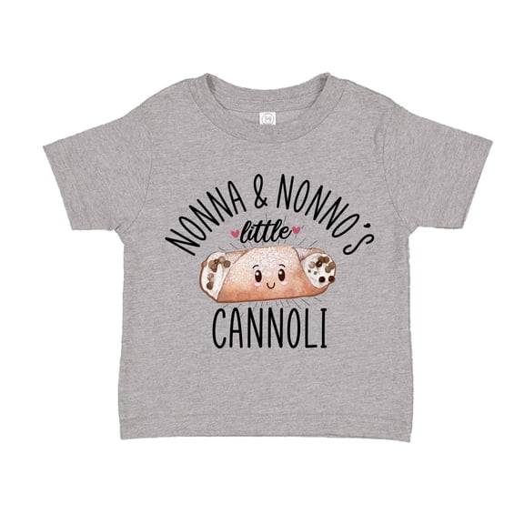 Nonna and Nonno's Little Cannoli Toddler T-Shirt 2T Athletic Heather