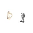 thumbnail image 4 of Colección de figuras decorativas de caballeros artísticos para escritorio, armario, entrada, chimenea, dormitorio, decoración del hogar, aniversario o, 4 of 7