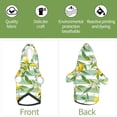 thumbnail image 6 of Bingfone Lemon Dog Clothes Hoodie, Pet Winter Coat,Puppy Sweatshirts For Small Dogs Boy Girl,Suitable For All Breeds-Medium, 6 of 9