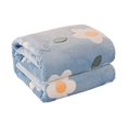 thumbnail image 2 of Winter Thickened Milk Velvet Blanket Corals Flannel Blanket Bed Sheet One Dormitory Student Fleece-lined Children's Lovely Blanket, 2 of 6