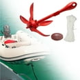 thumbnail image 3 of Folding Grapnel Anchor Portable With 20M Rope With Float 2.5kg Grappling Hook Anchor For Sailboat Speedboat Ski Boating Fishing ,Long Lasting, 3 of 6