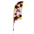 thumbnail image 1 of Showdown Displays 810028MIN-003 Drapeau 7,5 Pi. Minnesota Doré Gophers Rasoir Plume NCAA avec Base de Pointe - No.003, 1 of 1