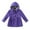 Purple, variant on Winter Jackets for Toddlers Toddler Kids Girls Boys Casual Button Soild Jacket Coat Long Sleeve Hooded Thicken Outerwear Windbreaker Snow Overalls Boys Nylon,Spandex Navy 150