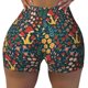 thumbnail image 2 of Balery Mushrooms And Flowers Pantalones cortos de entrenamiento estampados para mujer, sin costuras, ajustados, para gimnasio, yoga, correr, deportes, ejercicio activo, fitness.-XX-Large, 2 of 8