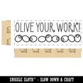 thumbnail image 2 of Olive I Love Your Work Teacher Student School Self-Inking Rubber Stamp Ink Stamper - Blue Ink - Large 2-3/4 Inch, 2 of 7
