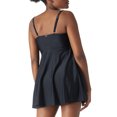 thumbnail image 6 of RELLECIGA Women's Ruffle Pleated One Piece Skirt Vintage swim dress Retro One Piece Swimsuit Tummy Control One piece Swim Dresses Black Bathing Suit, 6 of 13