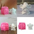 thumbnail image 2 of Bathrobe Figurine Silicone Molds for Soap Chocolate Candy Cake Fondant Decoration Gypsum Silicone Molds, 2 of 9