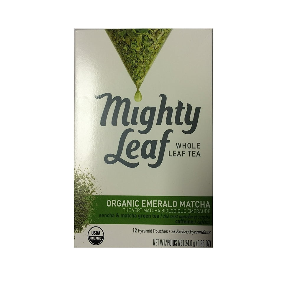 Mighty Leaf Tea ORGANIC Emerald Matcha 15 pouches ( Pack of 3