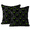 Black, variant on Aximioll Halloween Plush Ghost Pillow Covers 18x18 Inch Set of 2, Soft Fluffy Faux Fur Throw Cushion Cases for Sofa Couch Chair Bedroom Living Room, Halloween Fall Home Decor Gift