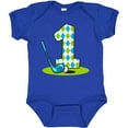 thumbnail image 3 of Inktastic Argyle Golf 1st Birthday Boys Baby Bodysuit, 3 of 5