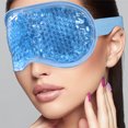thumbnail image 3 of Gel Rafraîchissant Couvre-Oeil Hommes Femmes Compresse Chaude Froide Couvre-Oeil Bouclier Facial Réutilisable Postchirurgie Gonflement Soulagement des Allergies Bloc de Glace pour les Yeux, 3 of 8