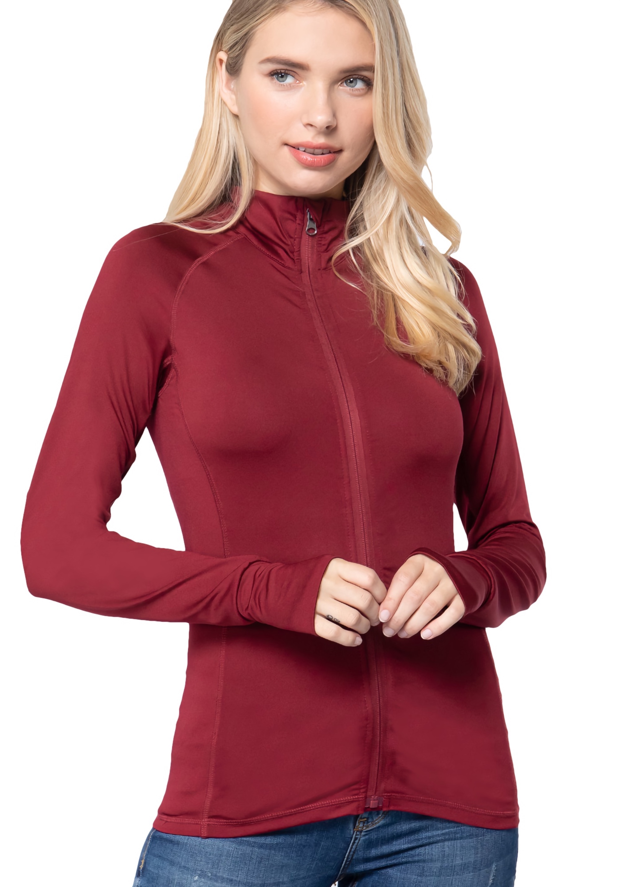 Zip up active top Clearance