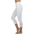 thumbnail image 3 of ToBeInStyle Womens Capri Length Seamless Lightweight Stretch Leggings, 3 of 4