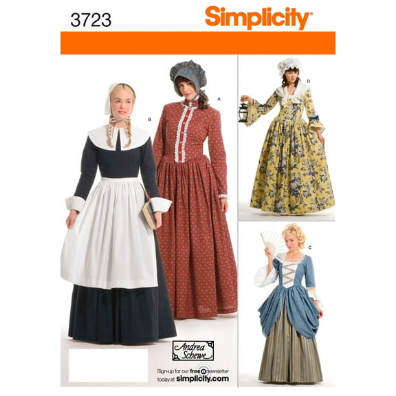 Simplicity Misses' Size 6-12 Costumes Pattern, 1 Each
