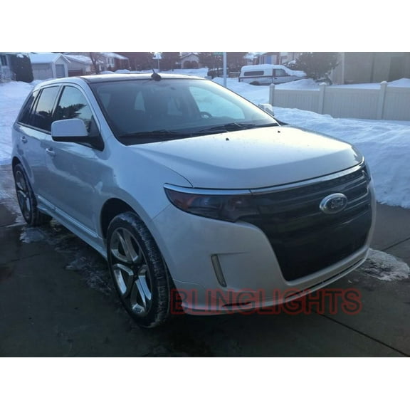 For Ford Edge Tinted Head Light Kit Smoked Lamp Film Overlays Protection Film