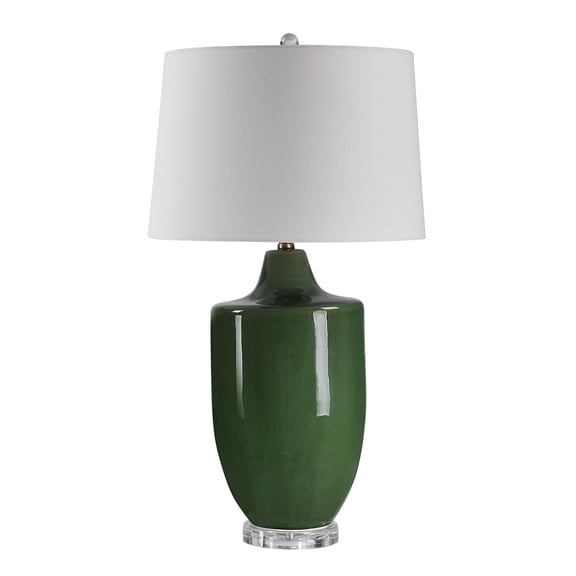 Everren Pesca 30.75" Height Table Lamp, Green