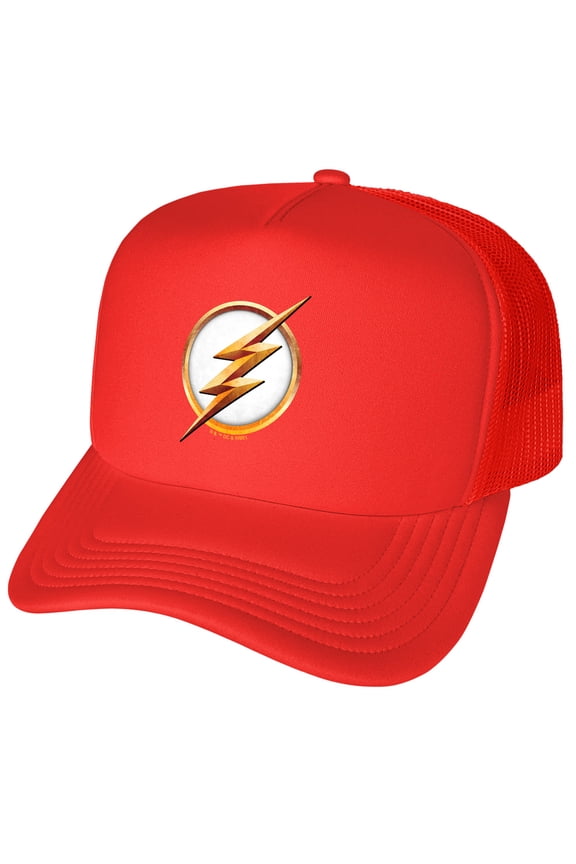 The Flash Season 4 Logo Foam Snapback Trucker Hat - Unisex for Men and Women