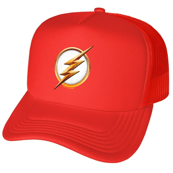 The Flash Season 4 Logo Foam Snapback Trucker Hat - Unisex for Men and Women